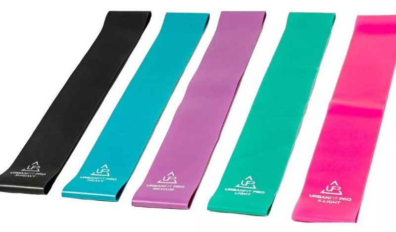 Bandas Elasticas Kit Latex Yoga Premium