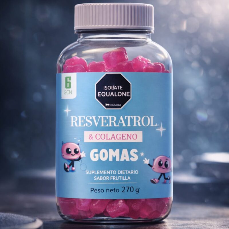 Gomas resveratrol y colageno